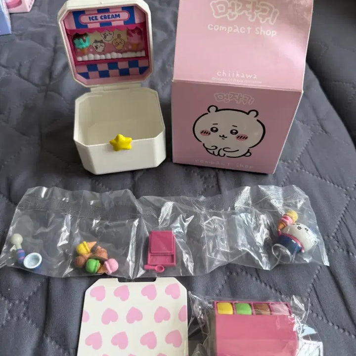 [BUNJANG] Chiikawa Compact Shop Ice Cream Shop Plush / 치이카와 먼작귀 컴팩트샵 아이스크림가게