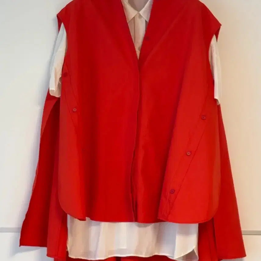 [BUNJANG] Juun.J Sleeveless Long Blouse / 준지 슬리브 리스 롱 블라우스