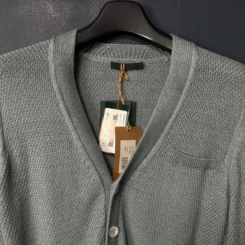 [BUNJANG] Il Corso Grey Linen Knit Cardigan / 95 일꼬르소 그레이 린넨 니트 가디건