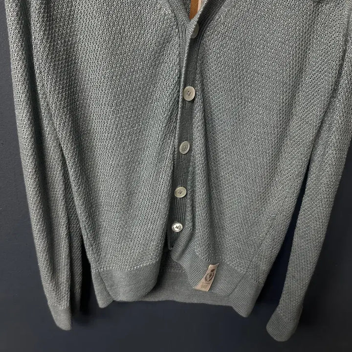 [BUNJANG] Il Corso Grey Linen Knit Cardigan / 95 일꼬르소 그레이 린넨 니트 가디건