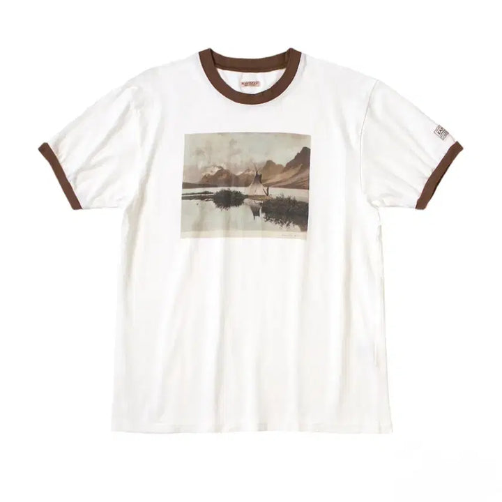 [BUNJANG] Kapital 20 Jersey Ringer T-Shirt Yellowknife Size 3 (L) / 캐피탈 20 저지 링거 티셔츠 옐로우나이프 3사이즈( L)