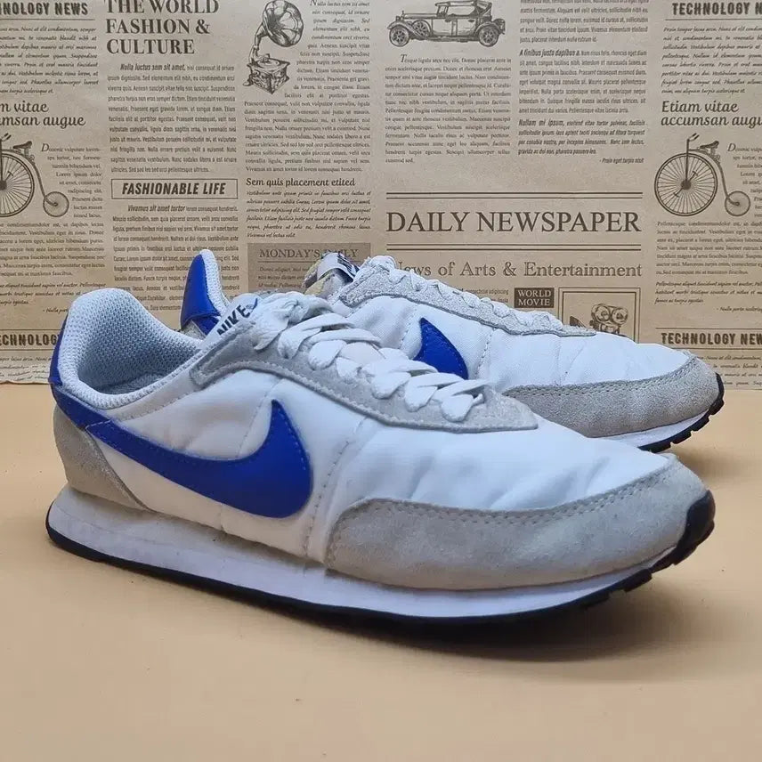 [BUNJANG] Nike Waffle Trainer 2 Blue Sneakers 240 / 나이키 와플트레이너2 블루 운동화 240