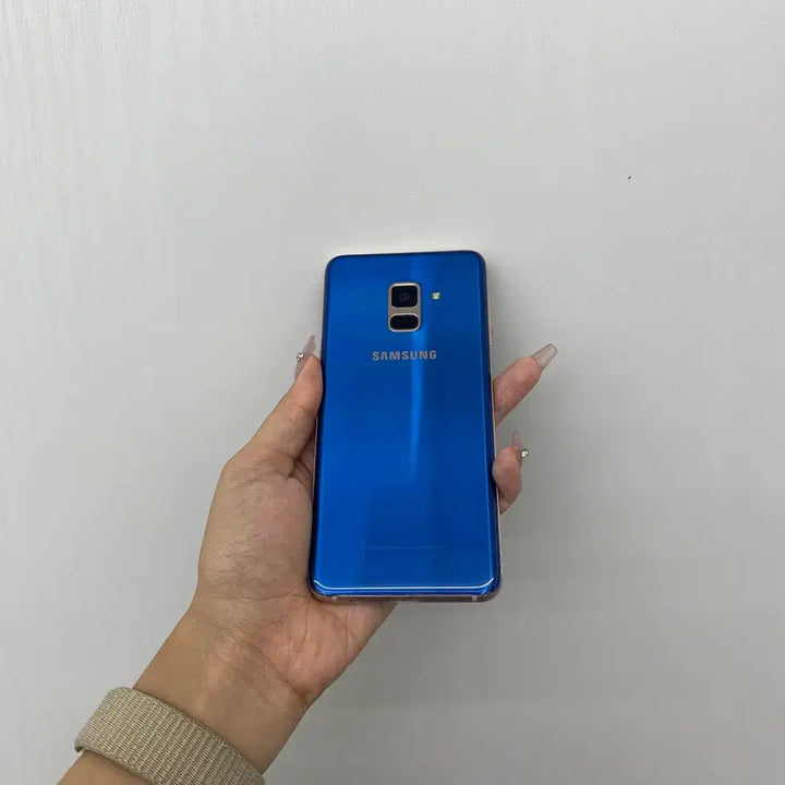 [BUNJANG] Samsung Galaxy A8 32GB Blue Used Phone / (C타입 충전)갤럭시A8 32기가 블루 부산중고폰02160서울 광주 양산