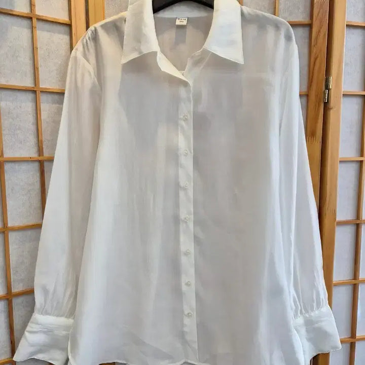 [BUNJANG] Morgan Oversized Shirt White Size 55 / 모르간 오버핏 서츠 55 거의새