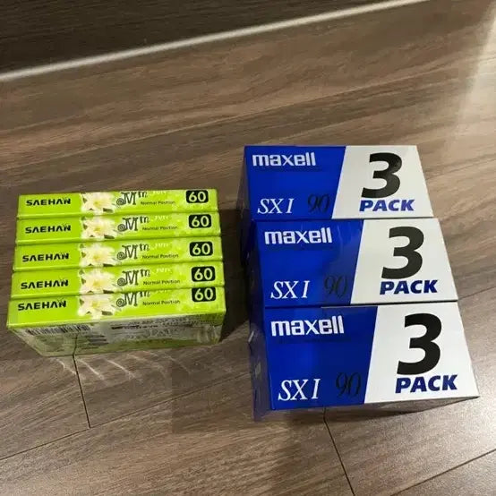 [SOLD OUT] [카세트 공테이프] 새한 60분, 맥스웰 90분 공테이프 총 14개