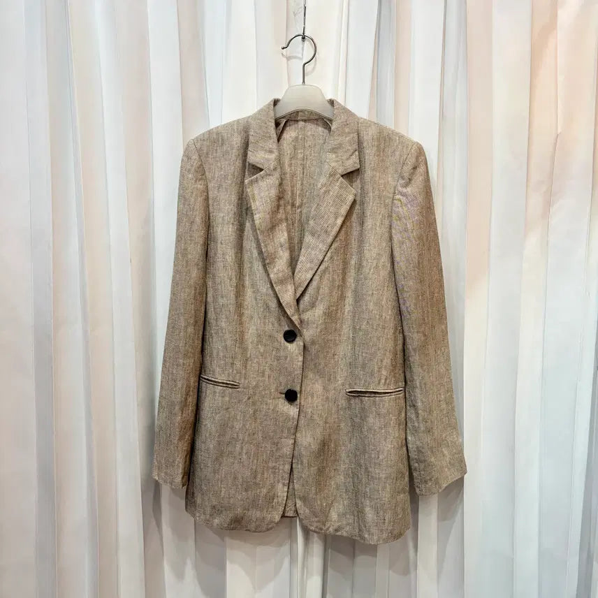 [SOLD OUT] 95 마시모두띠 투버튼 블레이저 린넨 자켓 C355