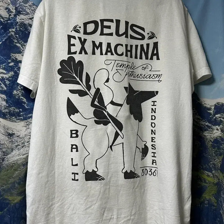 [BUNJANG] Deus Ex Machina Bali T-Shirt White L / L / 데우스 엑스 마키나 발리 반팔 티셔츠 화이트