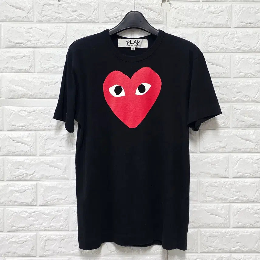 [BUNJANG] Comme des Garçons Black Short Sleeve T-Shirt / S 꼼데가르송 블랙 반팔 티 D778