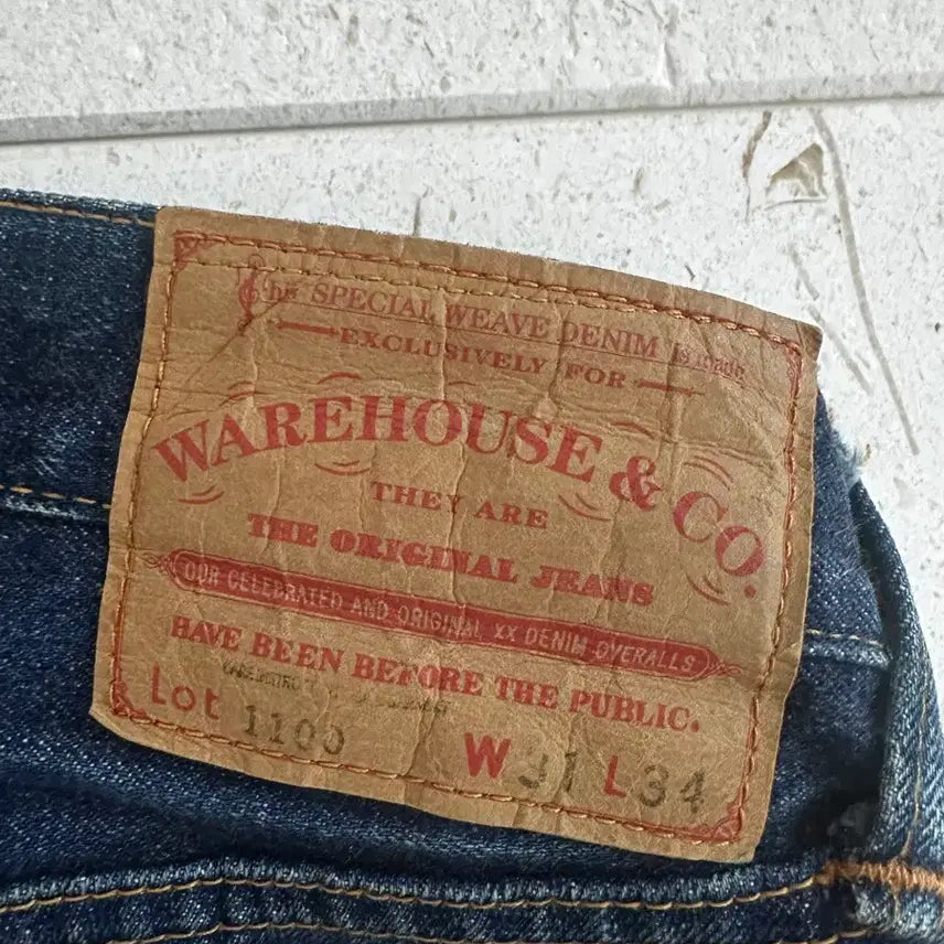 [BUNJANG] Warehouse &amp; Co 1100 Denim Pants / Warehouse &amp; Co 1100 데님 팬츠