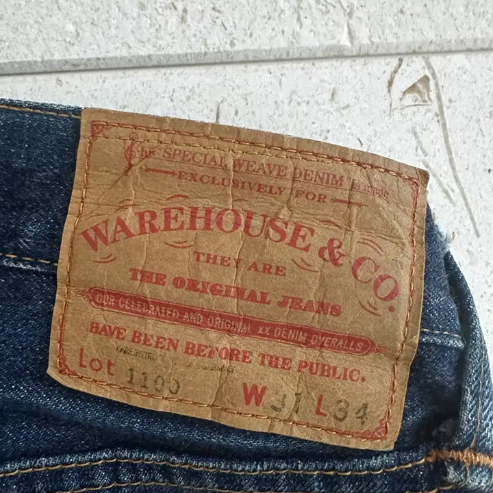 [BUNJANG] Warehouse &amp; Co 1100 Denim Pants / Warehouse &amp; Co 1100 데님 팬츠