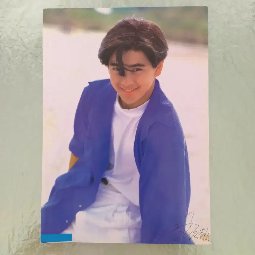 [BUNJANG] Lim Ji-ryeong Hong Kong Star Photo Coaster Paper Vintage Collectible / 임지령 홍콩스타 사진 책받침 종이 / 고전 굿즈 포스터 영화 빈티지 팬시