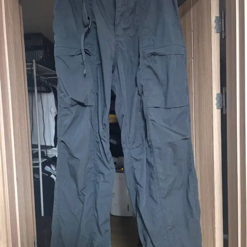 [BUNJANG] Musinsa Standard City Leisure CN Belted Utility Pants Black / 무신사 스탠다드 시티 레저 CN 벨티드 유틸리티 팬츠 블랙 31