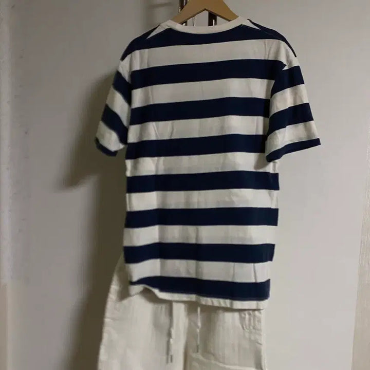 [BUNJANG] TOPTEN Navy Stripe T-shirt 95 / 탑텐 네이비 스트라이프 티셔츠 95
