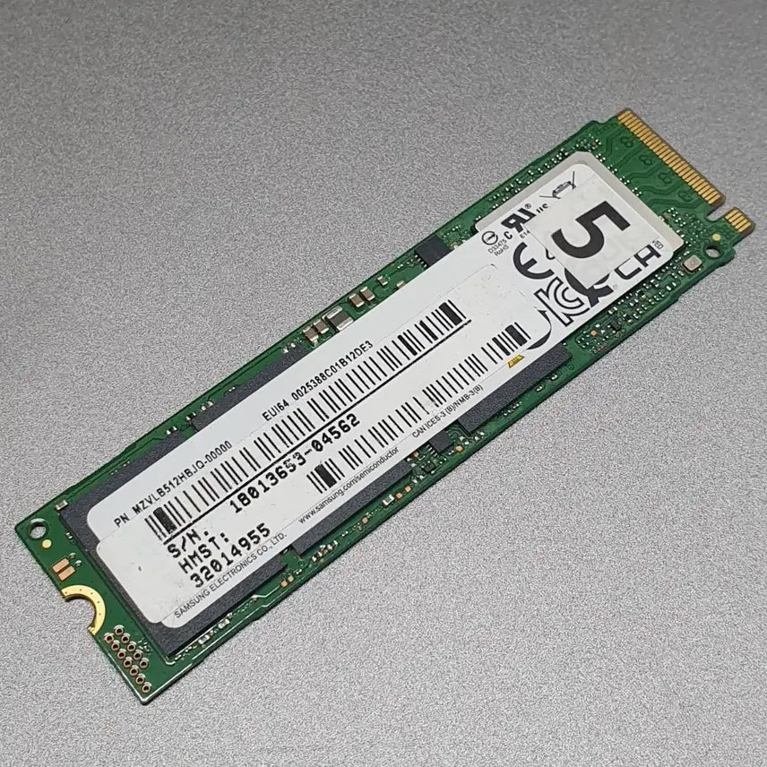 [BUNJANG] Samsung PM981a 512GB M.2 NVMe SSD / 삼성 nvme512g 중고 양품