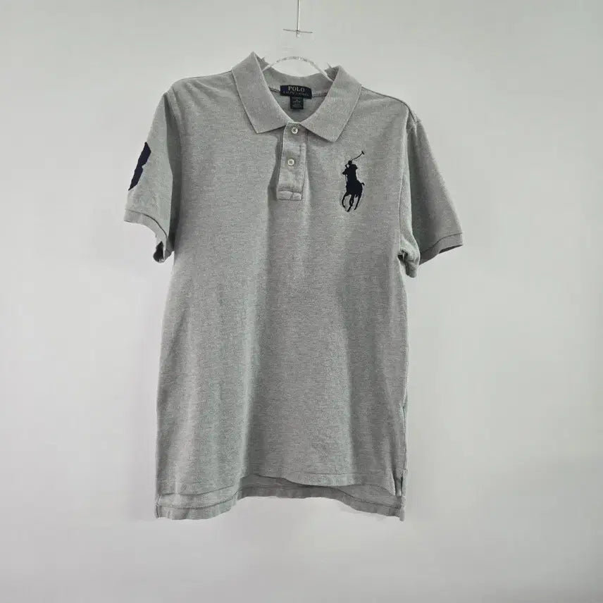 [BUNJANG] Polo Ralph Lauren Big Pony Half-Sleeve Polo Shirt Grey XL / 1277 폴로 빅포니 랄프로렌 반팔 카라티 그레이  XL