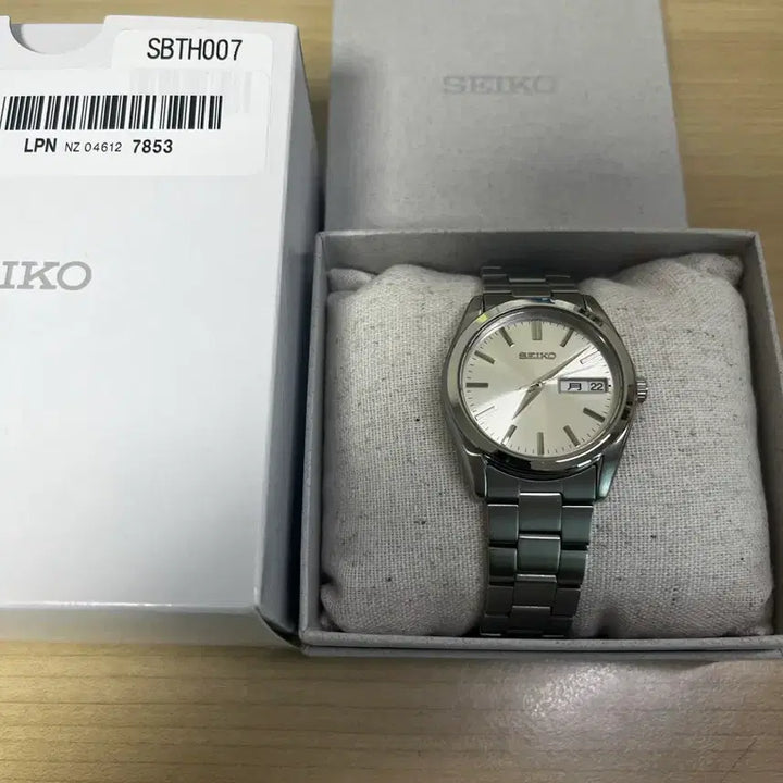 [BUNJANG] Seiko SBTH007 Silver Quartz Watch / 세이코 시계 SBTH007 실버