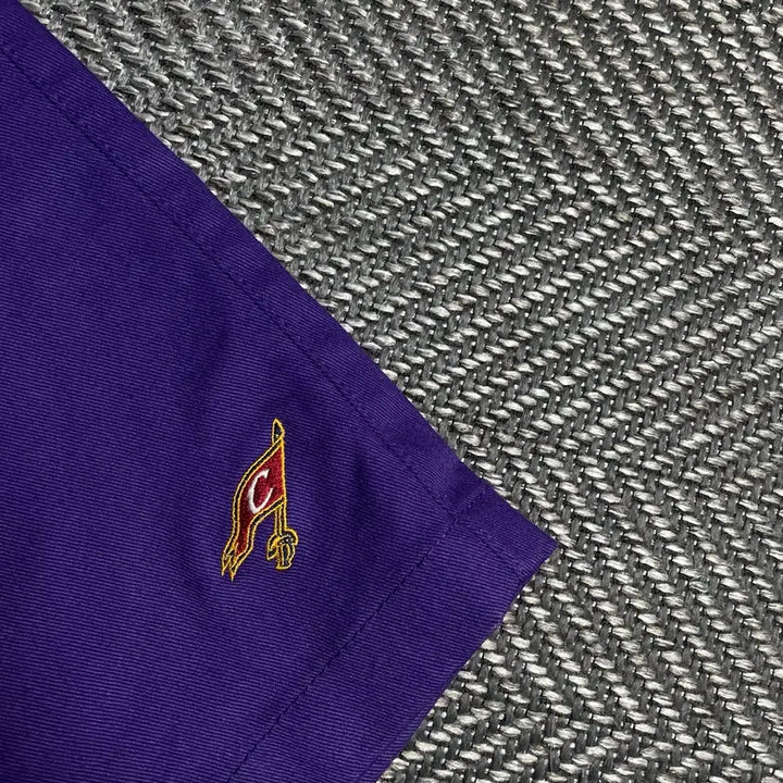 [BUNJANG] NBA Embroidered Logo Twill Work Shorts Purple / NBA 자수로고 트윌 워크 반바지 쇼츠 퍼플y 6199