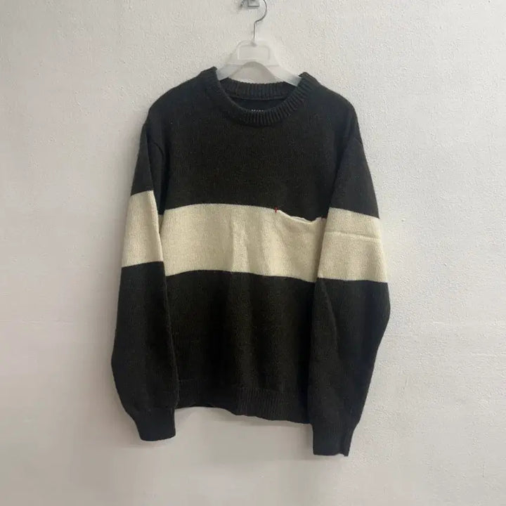 [BUNJANG] BEAMS Wool-Alpaca Blend Knit Sweater (M) / 빔즈 울+알파카 혼방 니트 스웨터 (M)