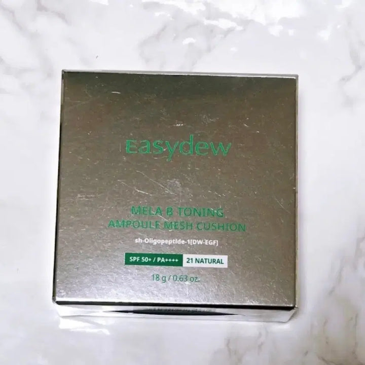 [BUNJANG] Easydew Cooling Toning Ampoule Cushion SPF50+/PA++++ (Natural Beige, 21) - With Refill / 이지듀 최신상 쿨링 토닝앰플 쿠션 21호(본품+리필)