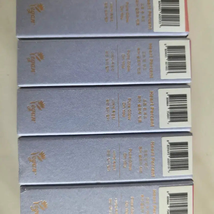 [BUNJANG] Heart Percent Dot On Mood Pure Glow Tint Set / 하트퍼센트 도트 온 무드 퓨어 글로우 틴트 5종