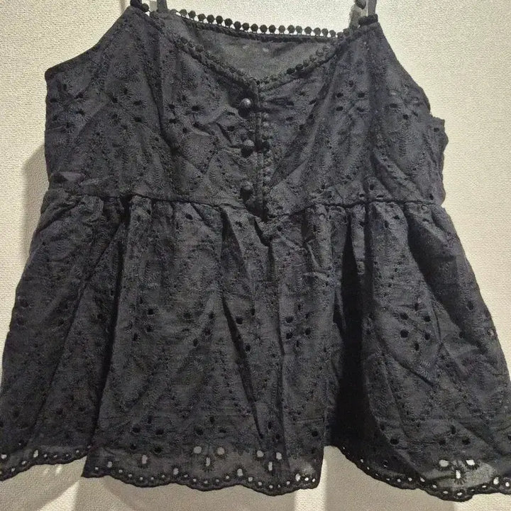 [BUNJANG] Black Lace Bustier Top / 새옷ㅡ 블랙 레이스 뷔스티에 탑