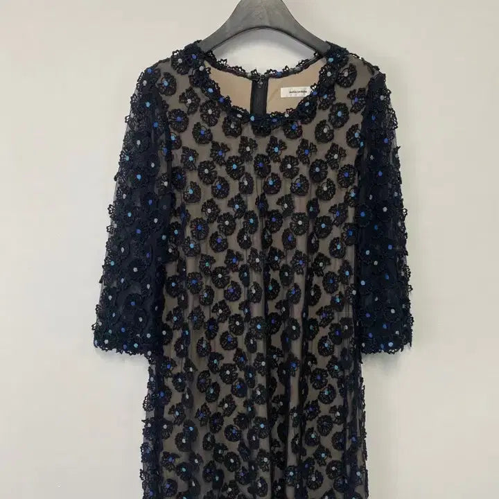 [BUNJANG] Vintage Mila Schon Lace Pattern Dress / 빈티지 MILA SCHON 레이스 패턴 원피스