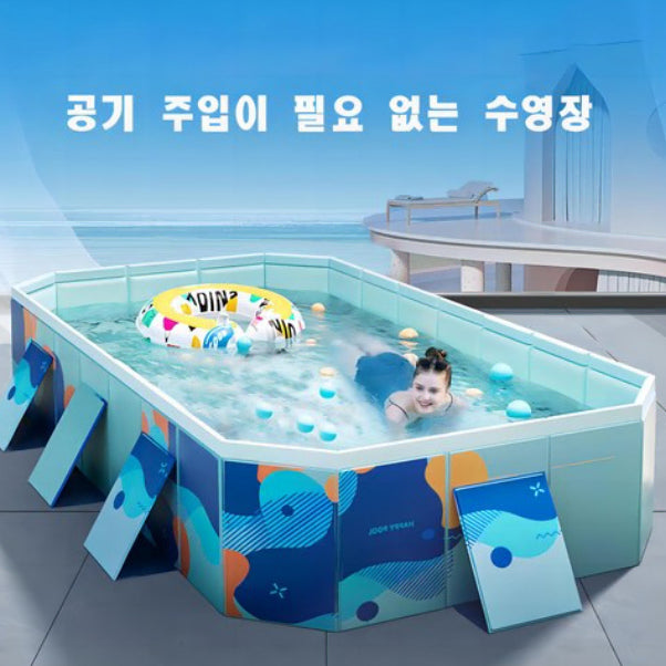 [BUNJANG] KC Certified Inflatable Family Above Ground Swimming Pool / KC인증 에어리스 풀장 풀장 원터치 야외 수영장 가족용조립식 간이 풀장