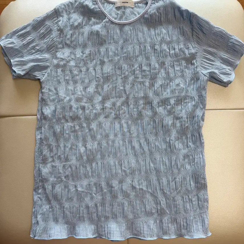 [BUNJANG] Sky Blue Short Sleeve T-Shirt / 하늘색 반팔 티셔츠(새상품)