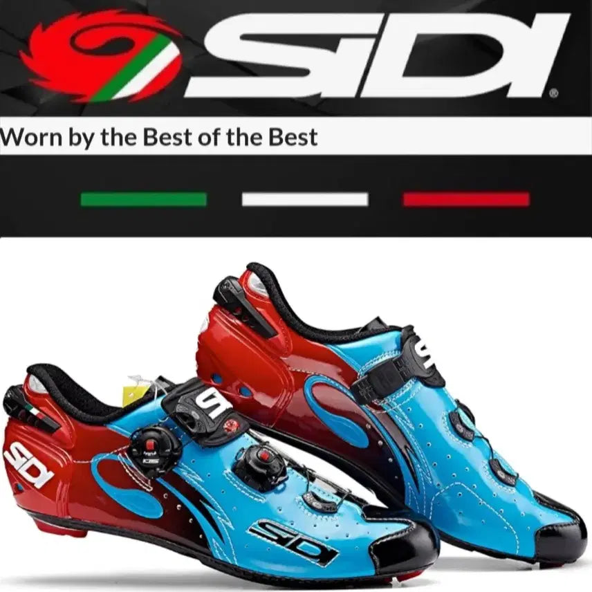 [BUNJANG] SIDI High-End Carbon Road Cycling Shoes with Shimano 105 Pedals / SIDI 시디 최상급 카본 로드클릿슈즈/시마노 105클릿페달