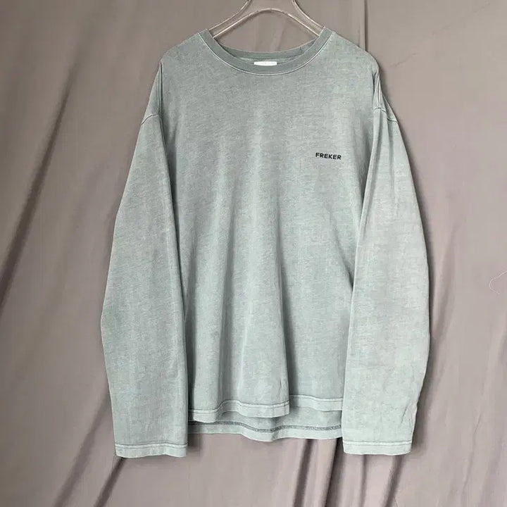 [BUNJANG] Kolon Sport Pigment Logo Long Sleeve T-Shirt / M 코오롱 프리커 피그먼트 로고 프린팅 롱슬리브 긴팔티