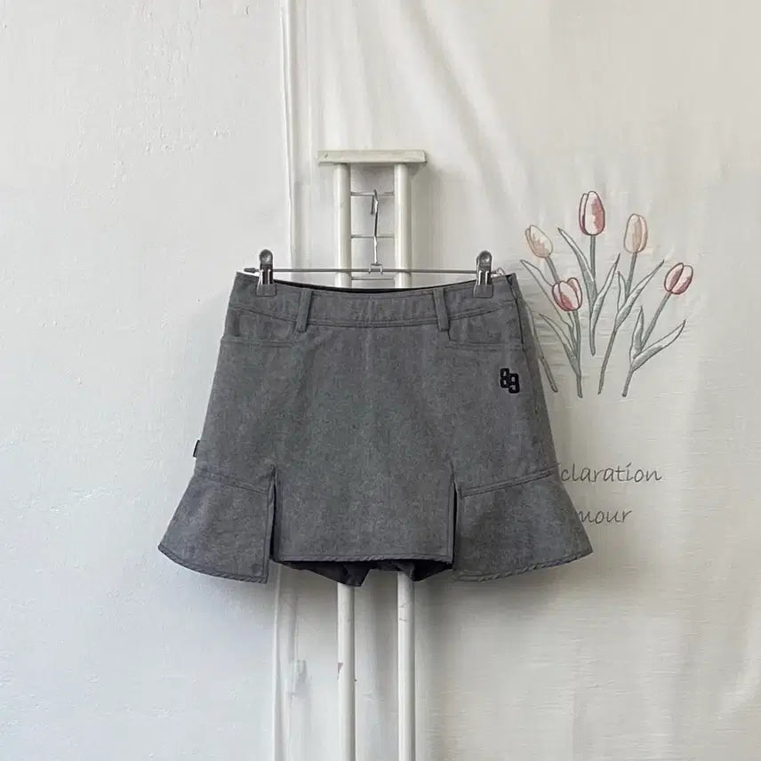 [BUNJANG] Parigates Golfwear Flare Wool Skirt / 파리게이츠 골프웨어 플레어 울 스커트