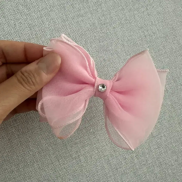 [BUNJANG] Set of 2 Large Ribbon Hair Clips / 빅 리본핀 일괄