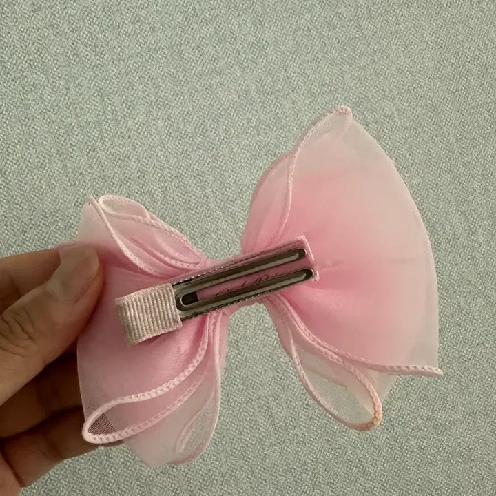[BUNJANG] Set of 2 Large Ribbon Hair Clips / 빅 리본핀 일괄