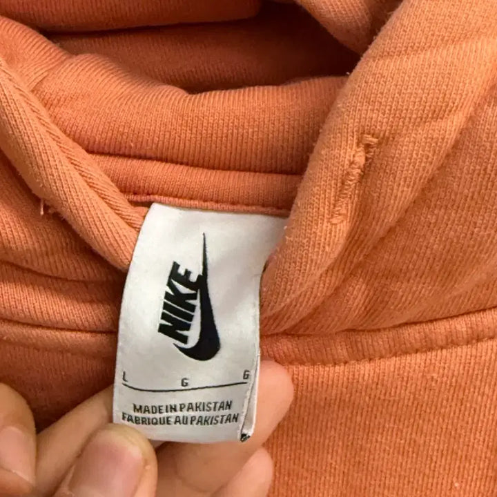 [BUNJANG] Nike NRG Solo Swoosh Orange Hoodie (L) / 나이키 NRG 솔로 스우시 오렌지 후드티 (L)