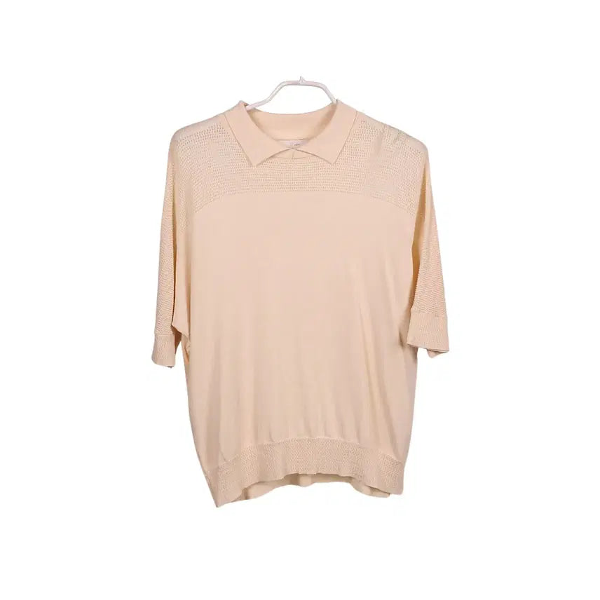 [BUNJANG] JJ JIGOTT Short Sleeve Knit Top / JJ JIGOTT 제이제이지고트 반팔 니트 FREE_A326