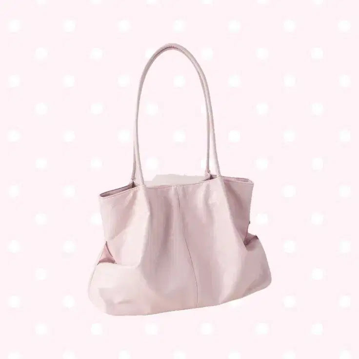 [BUNJANG] Hime Gyaru Baby Pink Shoulder Bag / (미사용) 히메갸루 베이비핑크 숄더백 보부상 가방