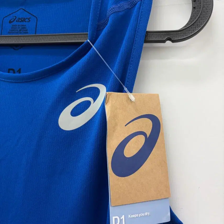 [BUNJANG] ASICS D1 Functionality Running Singlet (XL, Blue/White) / 아식스 기능성 러닝 싱글렛 새상품