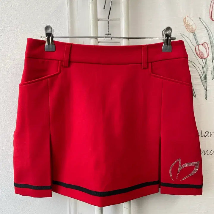 [BUNJANG] PARIGATES*MASTERBUNNY Cubic Golf Skirt / 파리게이츠*마스터바니 큐빅 골프 스커트