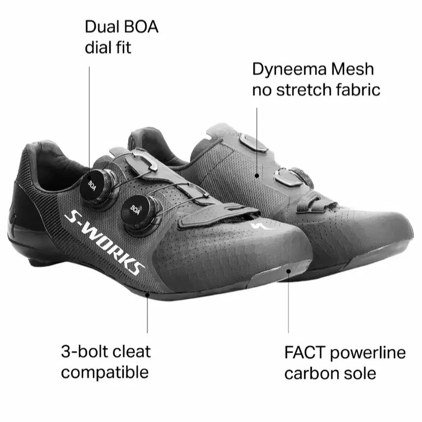 [BUNJANG] S-Works 7 Carbon Road Cycling Shoes / S-WORKS 에스웍스 최상급 카본 로드클릿슈즈