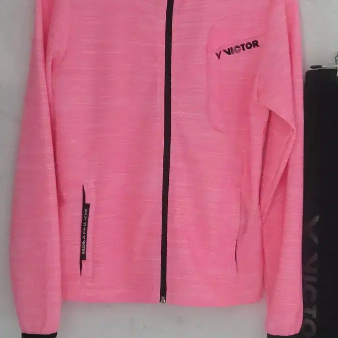[BUNJANG] Victor Sportswear Training Set Pink/Black / 빅터 스포츠웨어 트레이닝 세트 핑크/블랙