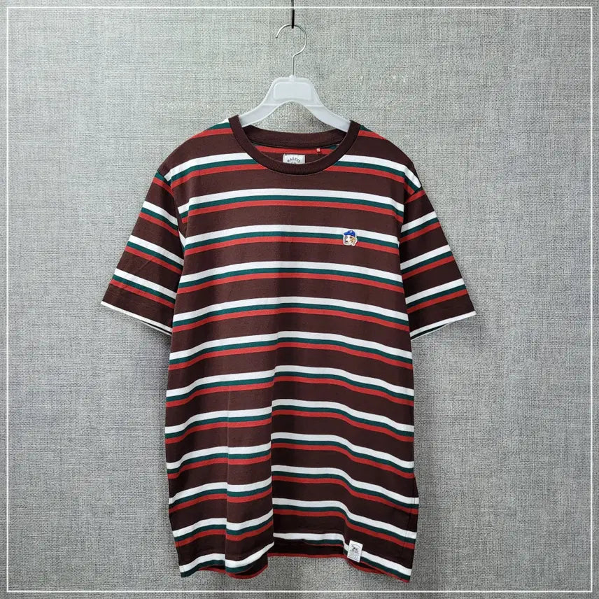 [BUNJANG] Hazzys 1988 Striped Cotton Short Sleeve T-Shirt Men&