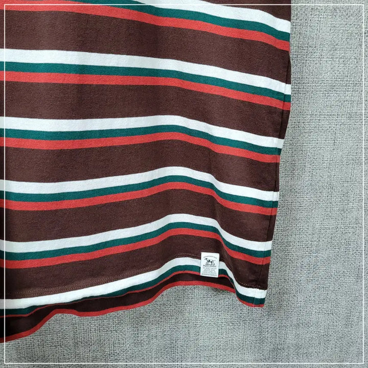 [BUNJANG] Hazzys 1988 Striped Cotton Short Sleeve T-Shirt Men&