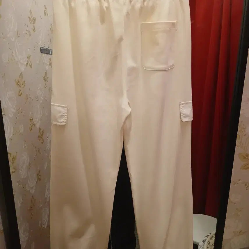 [BUNJANG] Daks Cream Cargo Jogger Pants (15 Years) / 7/62 닥스 크림색 카고 조거 팬츠 15세용