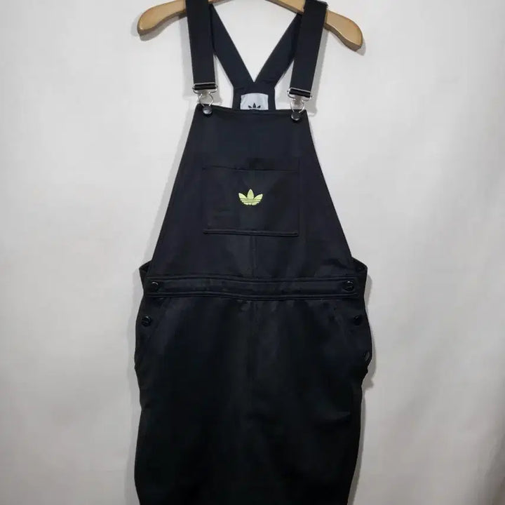 [BUNJANG] Adidas Overalls Skirt Black / 아디다스 오버클 멜빵 스커트