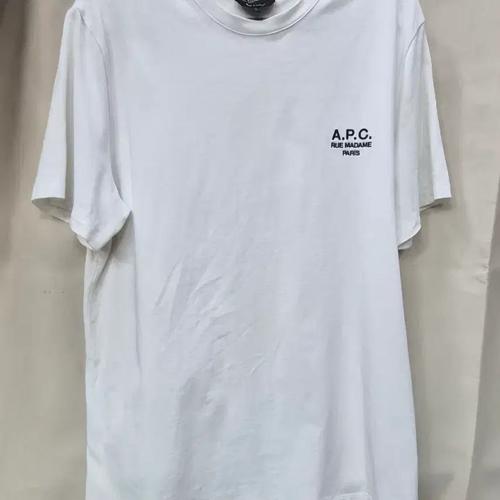 [BUNJANG] A.P.C. Logo Detail Cotton T-Shirt / APC 반팔티 화이트