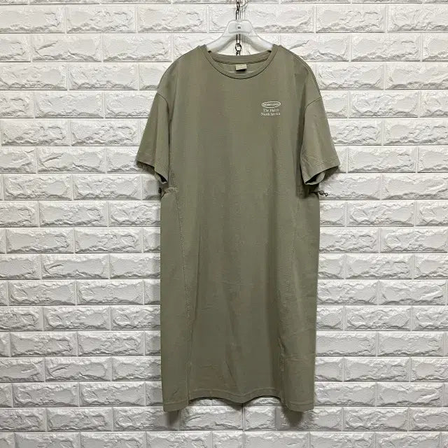 [BUNJANG] Waist String Short Sleeve Dress / 1804) 허리 스트링 반팔원피스