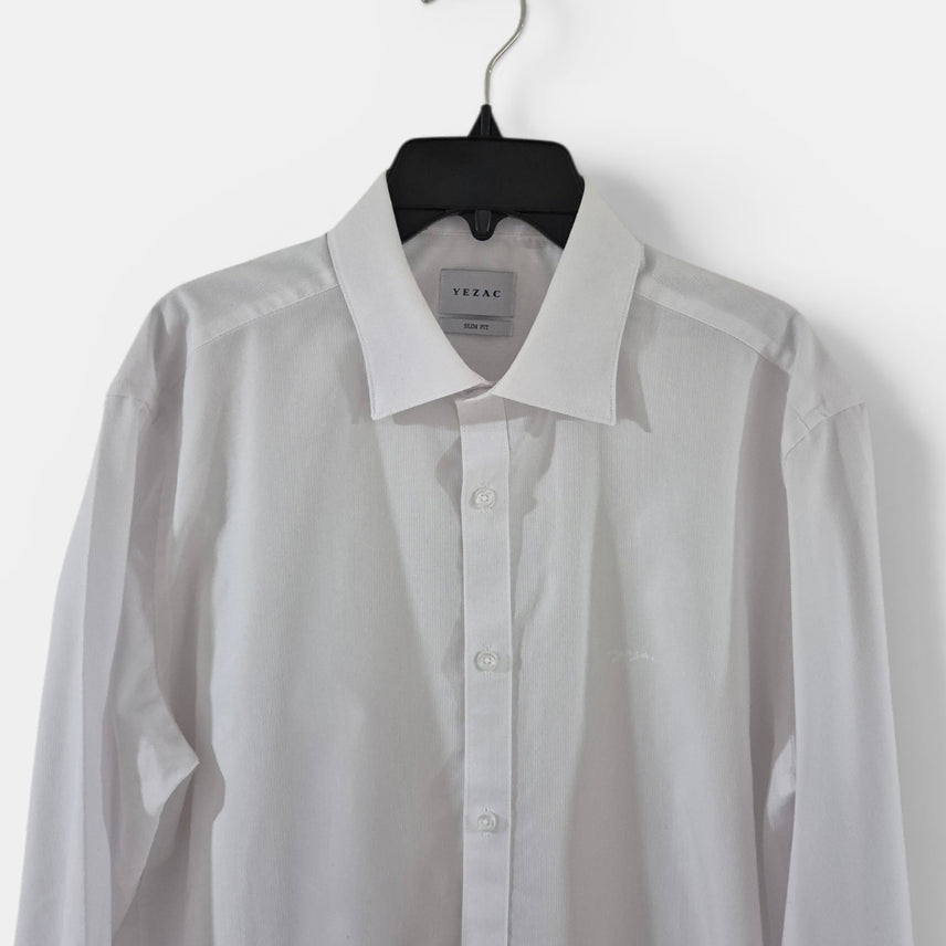 [BUNJANG] Yejak White Long-Sleeve Shirt Size 100 / [100]예작 흰셔츠 긴팔