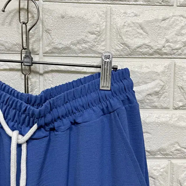 [BUNJANG] Comfort Fit Elastic Waist Trousers / 1848) 밴딩바지