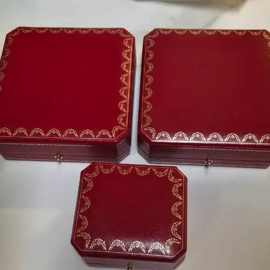 [BUNJANG] Cartier Necklace and Earring Case Bundle / 까르띠에 목걸이 케이스 귀걸이 케이스 일괄