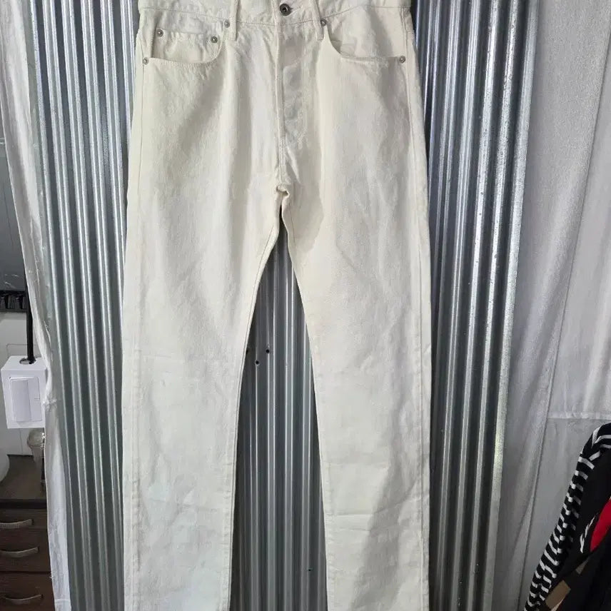 [BUNJANG] Uniqlo Denim Pants Ivory / S 유니클로 데님 팬츠 아이보리